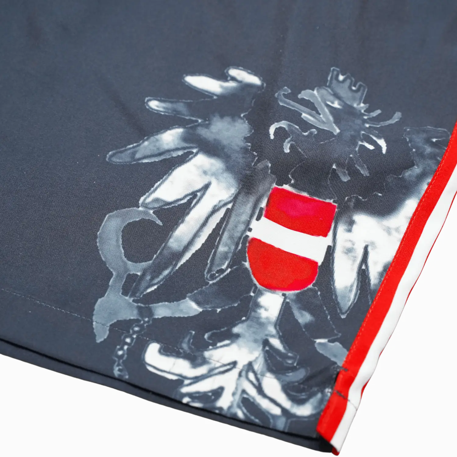 Adler Motiv Badehose dunkelblau