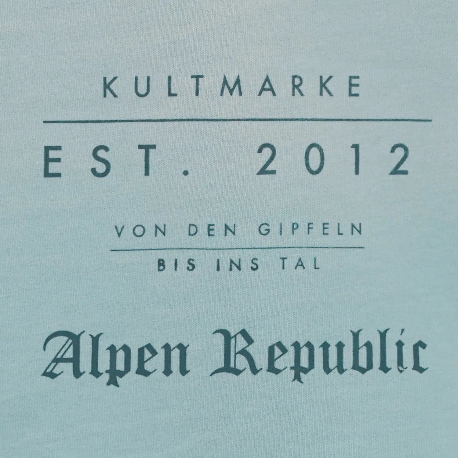 Österreich Oversize T-Shirt - Blau