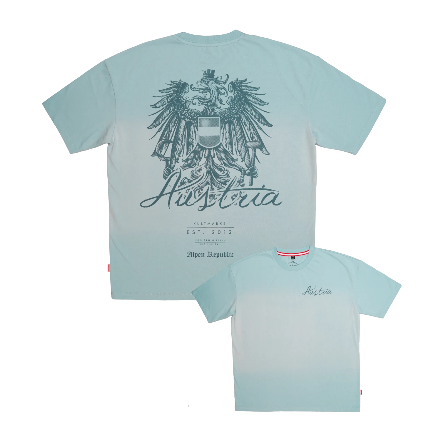 Österreich Oversize T-Shirt - Blau