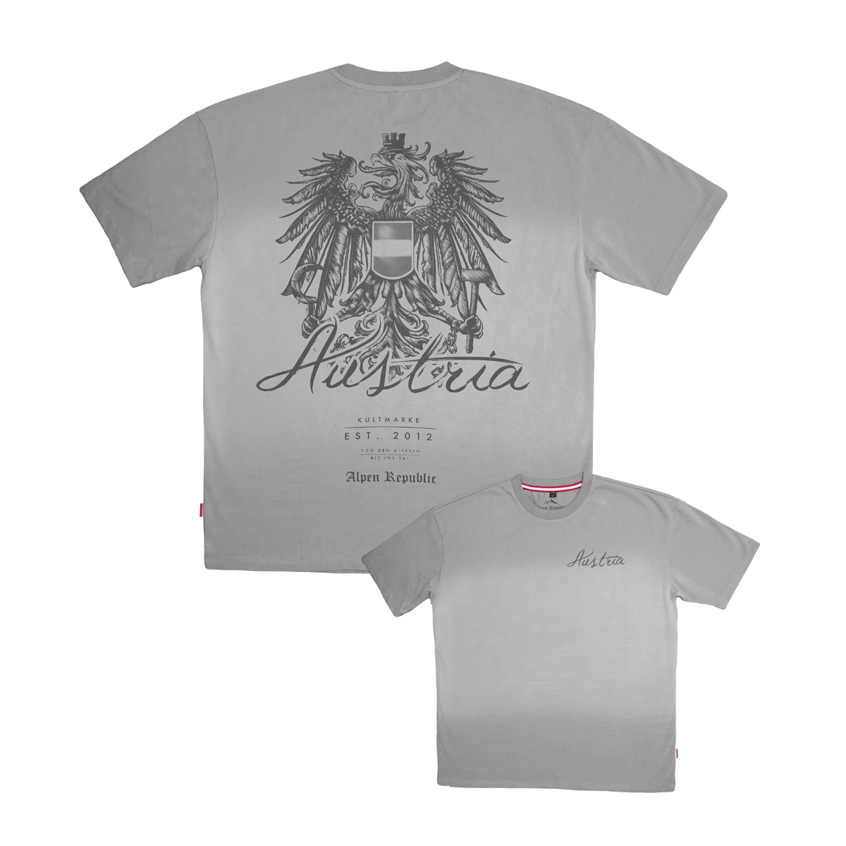 Alpen Republic Oversize T-Shirt Herren grau #Farbe_Grau
