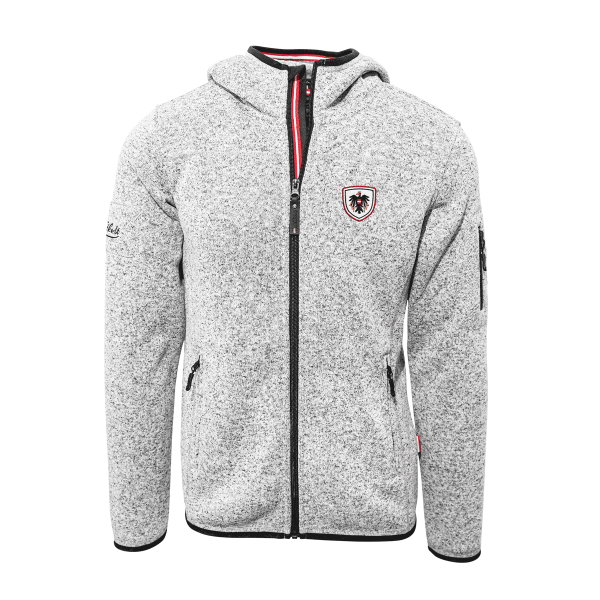 Alpenmode Herren Kultjacke Adler Wappen