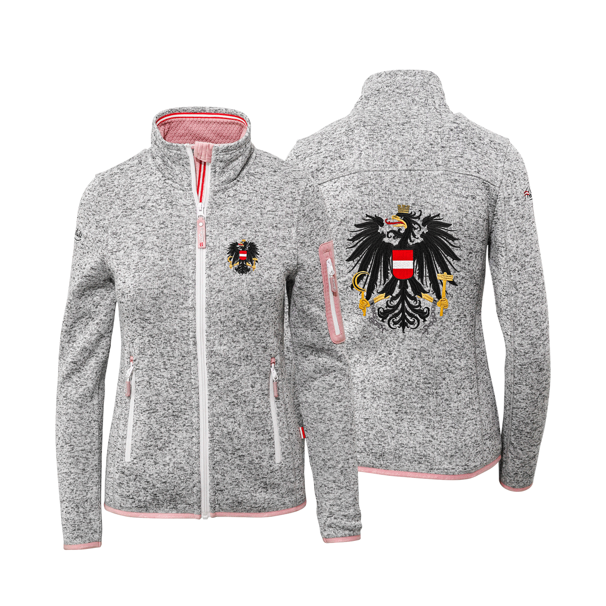 Alpenmode Damen Kultjkacke Rosa Damen Jacke Mit sterreich Adler alpenmode-damen-kultjkacke-rosa-damen-jacke-mit-sterreich-adler