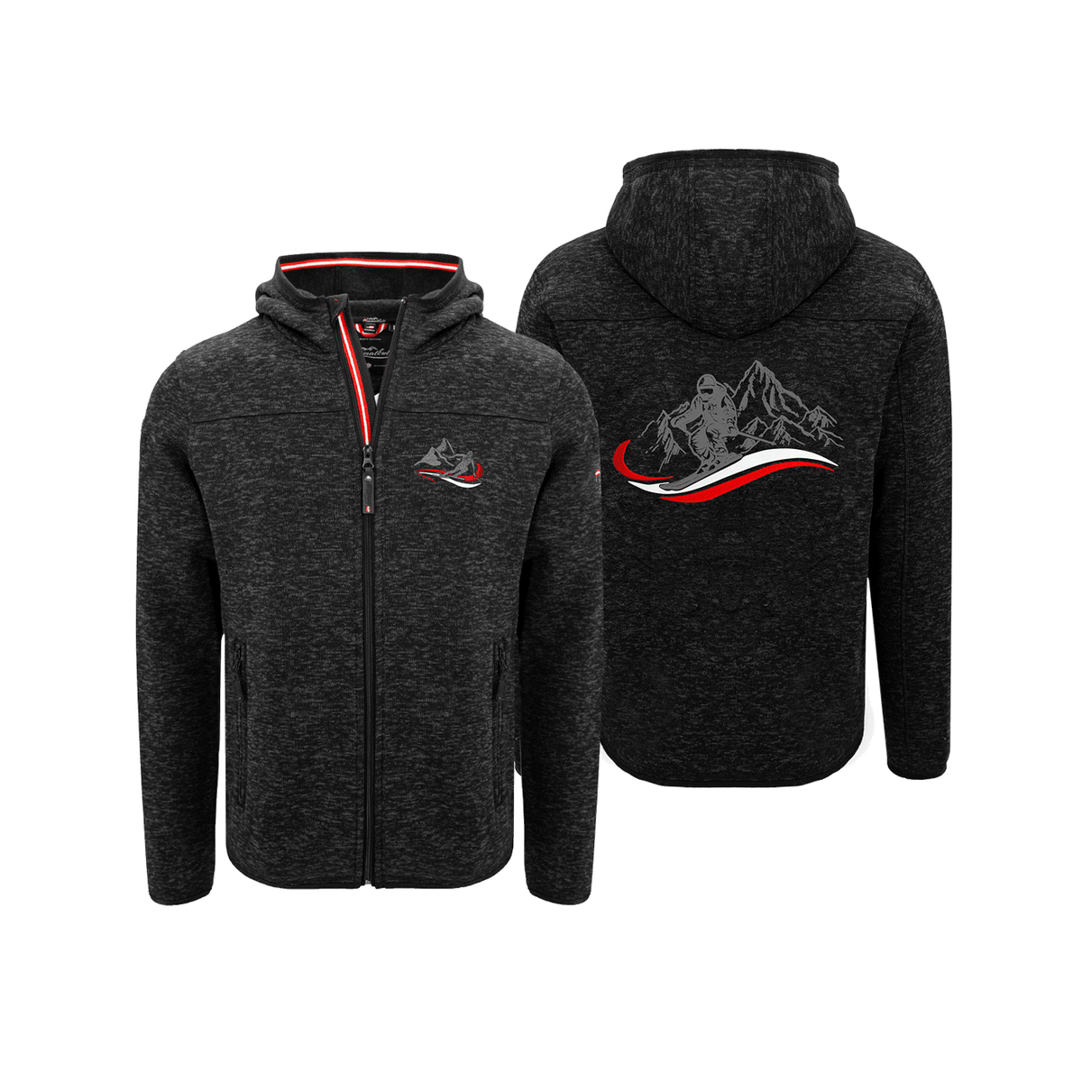 Apres Ski Herren Jacke schwarz #Farbe_Schwarz