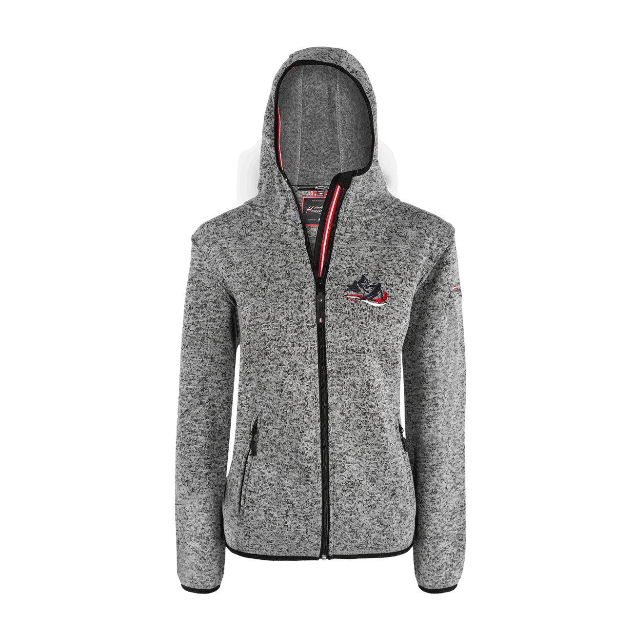 Kultjacke mit Kapuze - Berg/Skifahrer