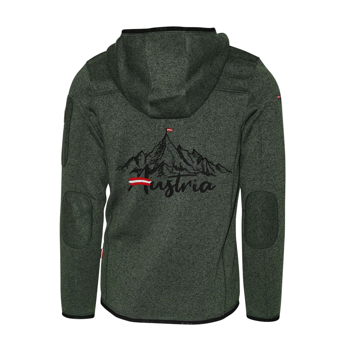 Austria Berg Strickfleece Jacke