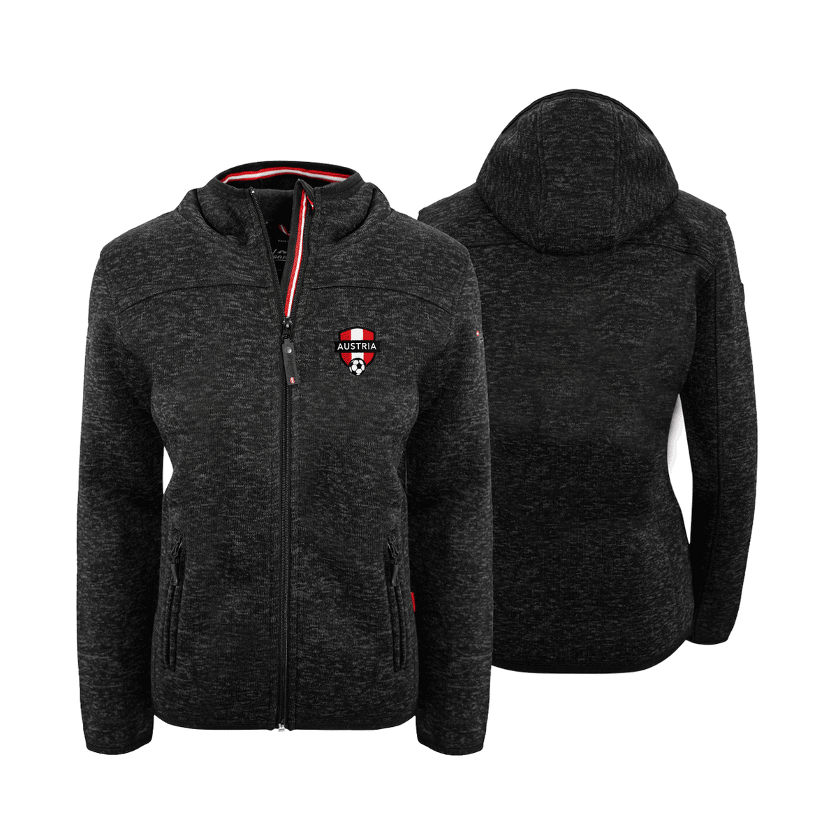 Austria Fußball Damen Kultjacke schwarz #Farbe_Schwarz