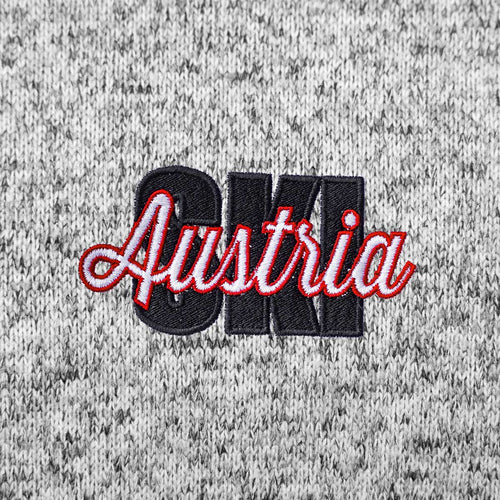 Austria Ski Stickerei hellgrau #Farbe_Hellgrau