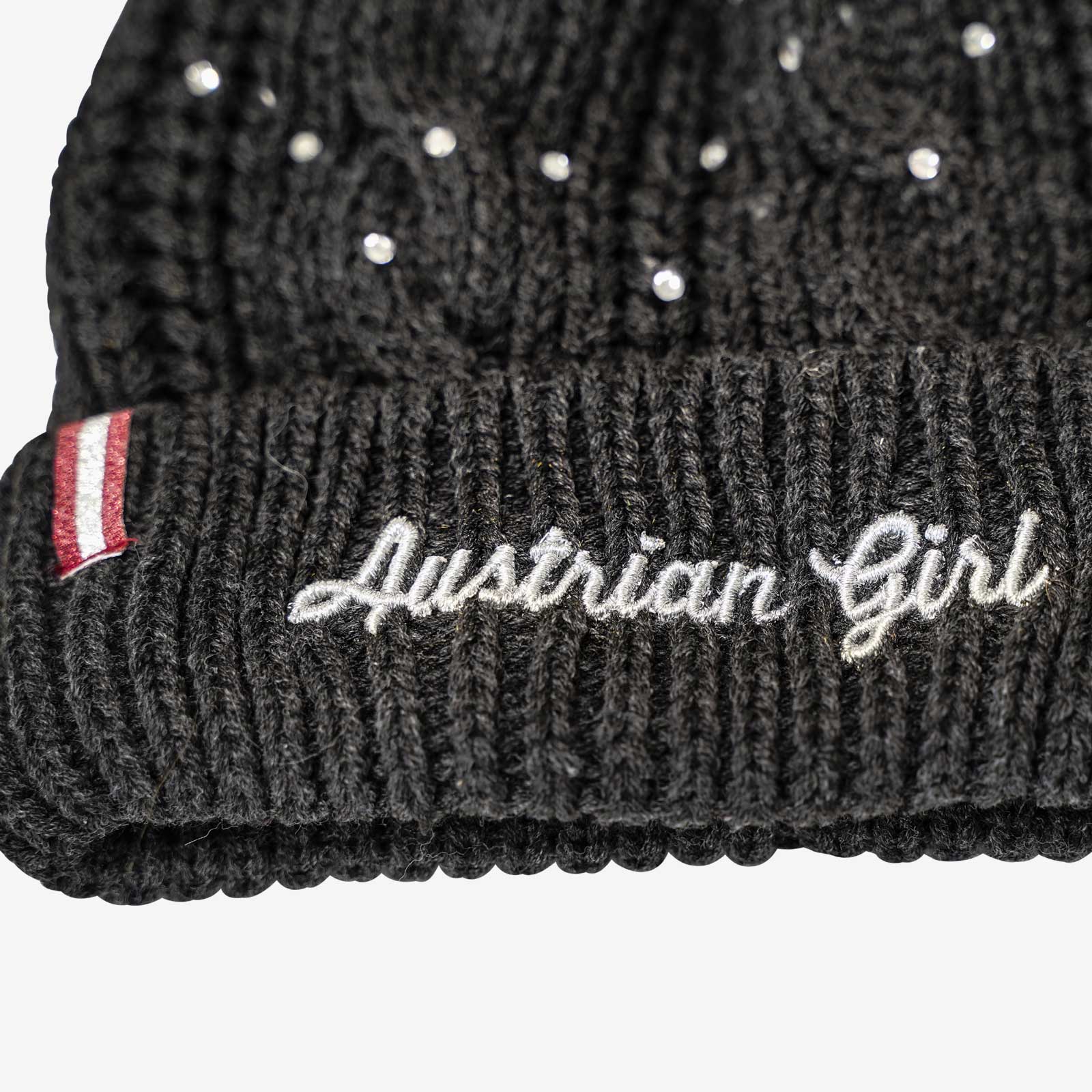 Austrian Girl Glitzer Mütze