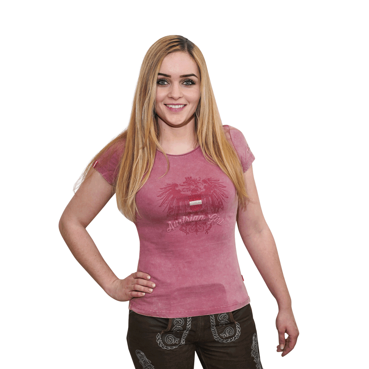 Austrian Girl Shirt altrosa