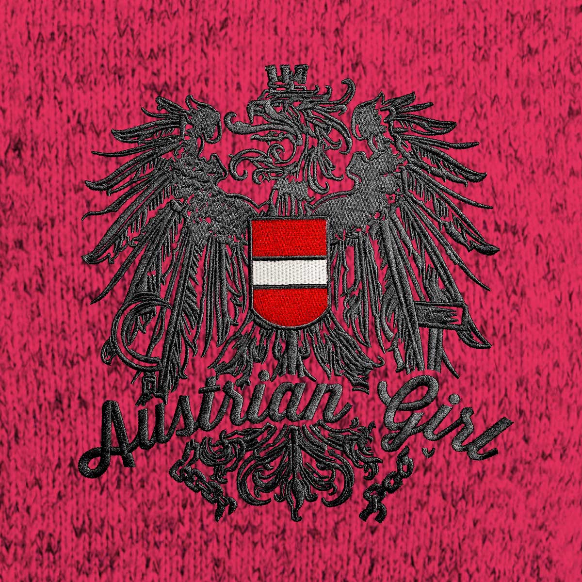 Austrian Girl Stickerei