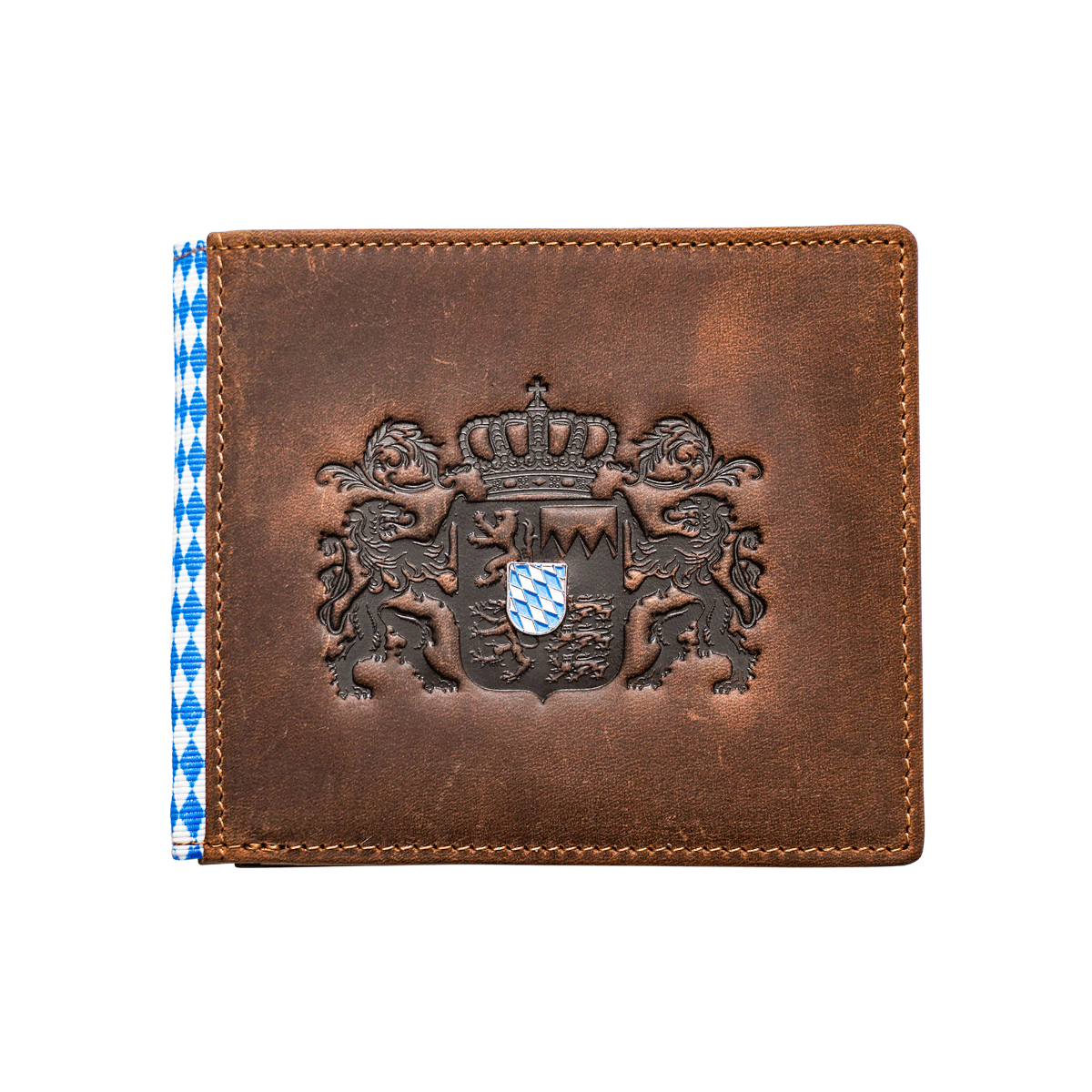 Bayern Echt Leder Geldbeutel