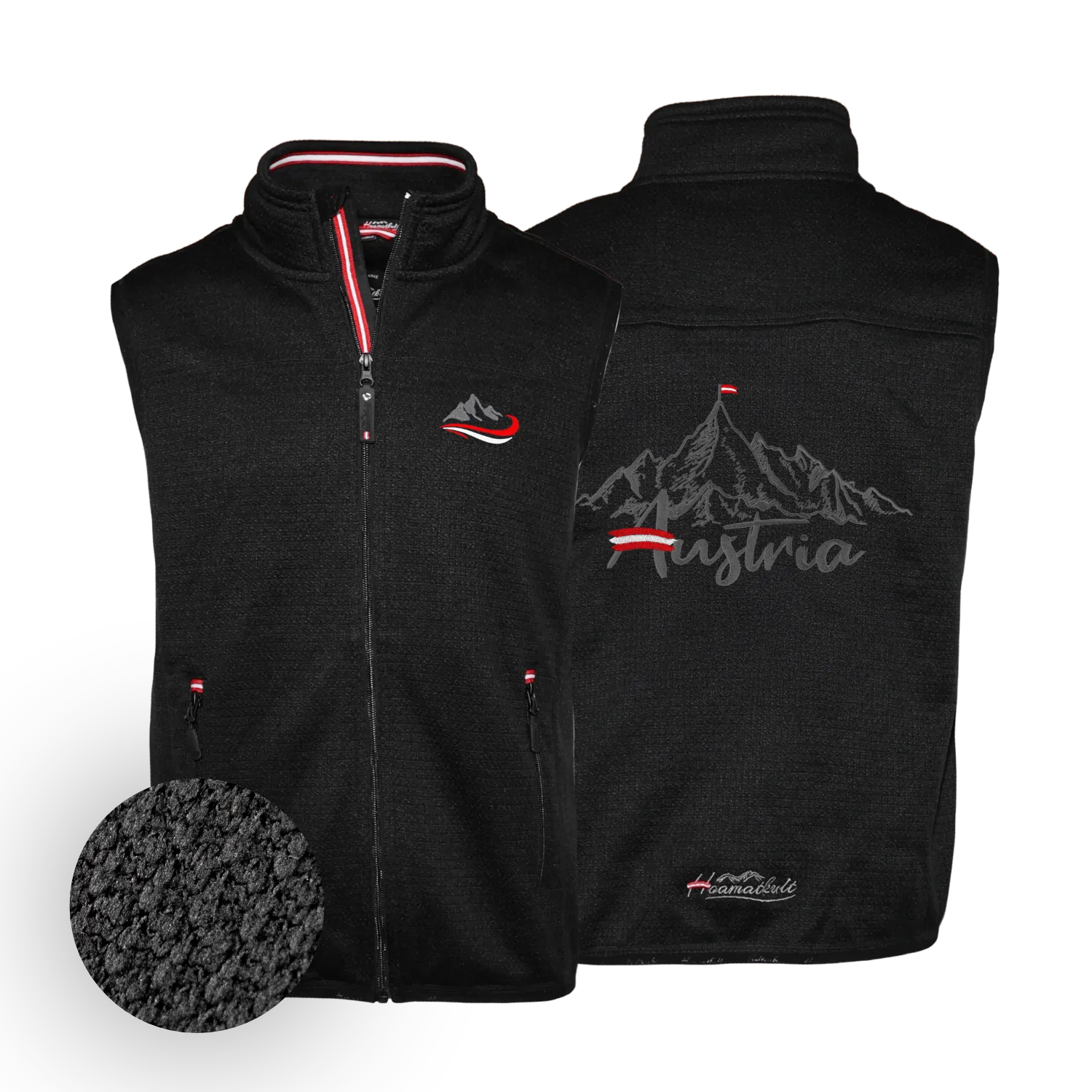Berg Austria Kultgilet - Strickoptik