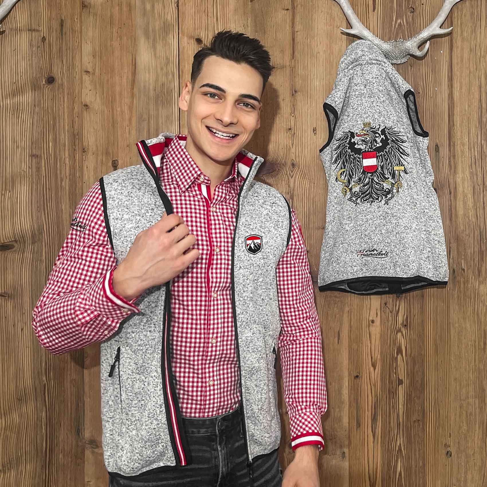 Berg Wappen Gilet Herren