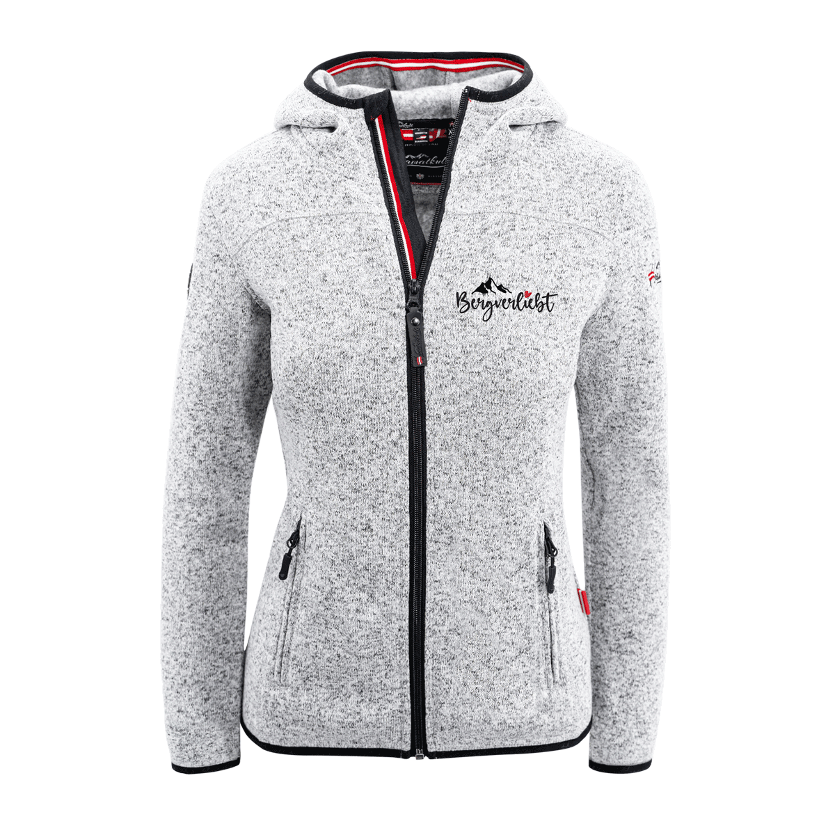 Bergverliebt Damen Kultjacke grau
