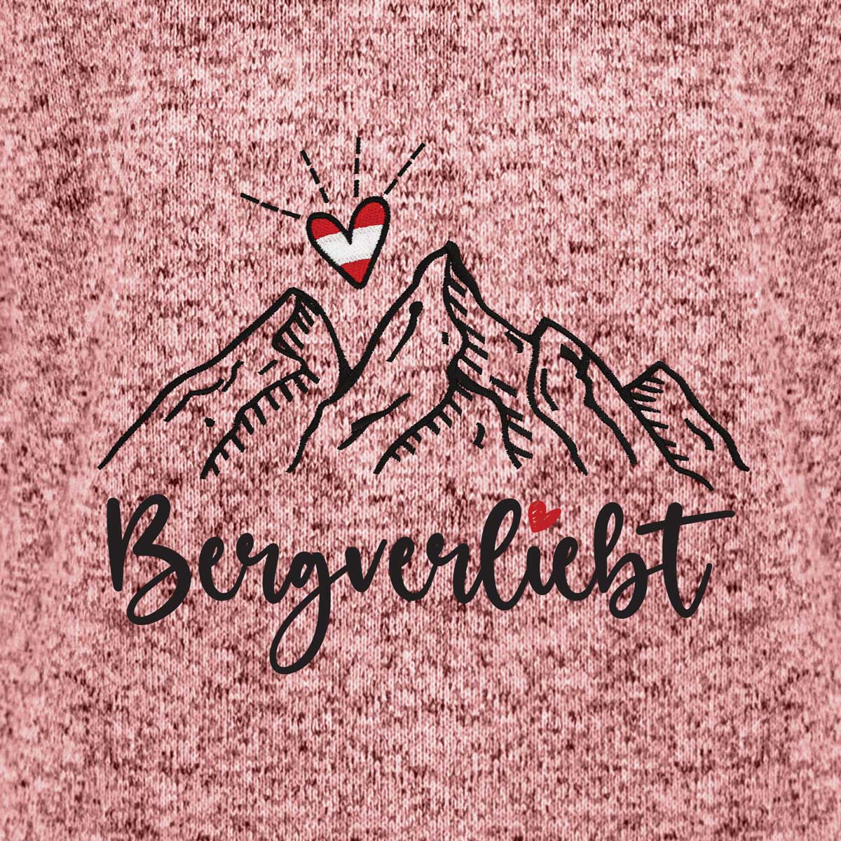 Bergverliebt Stickerei