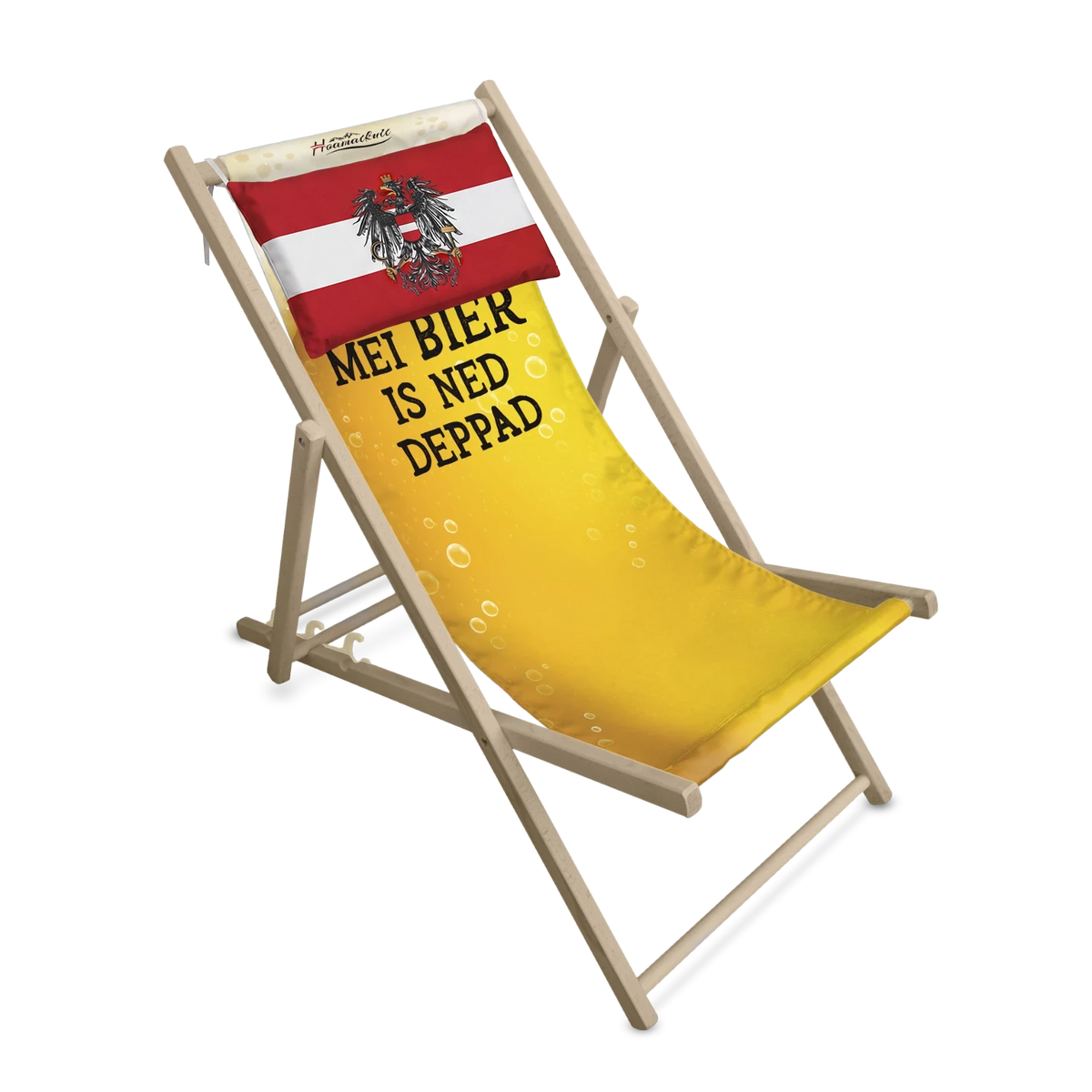 Bier Liegestuhl mit Kissen #Ausstattung_Mit Kissen