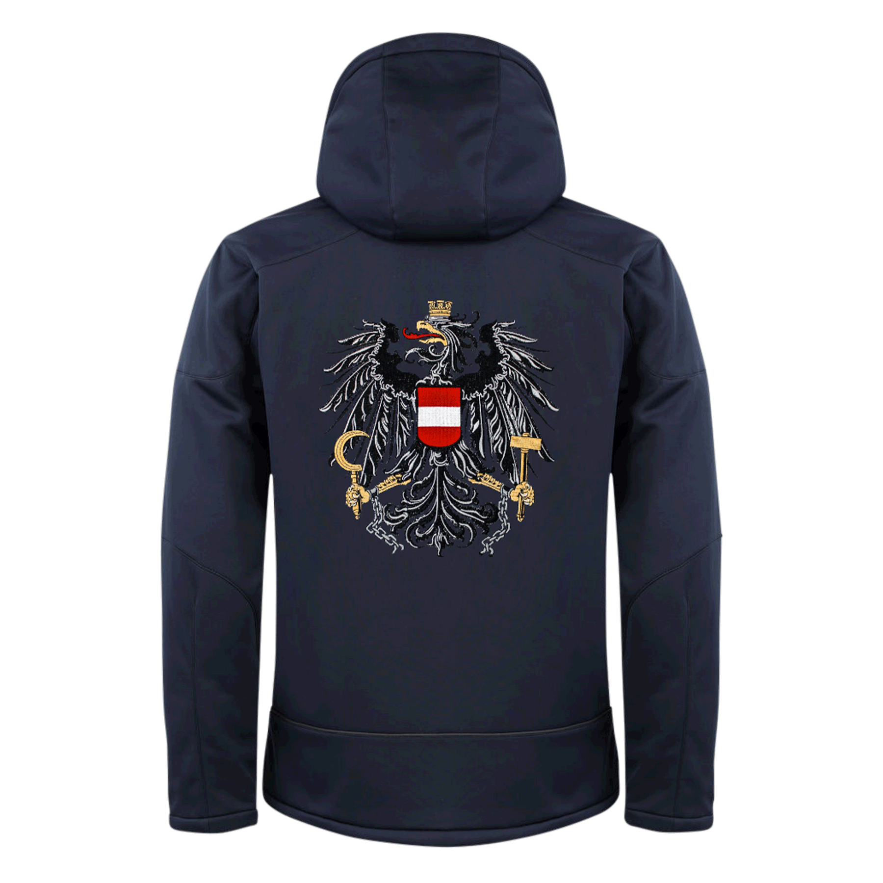 blaue Herren Skijacke mit Österreich Adler