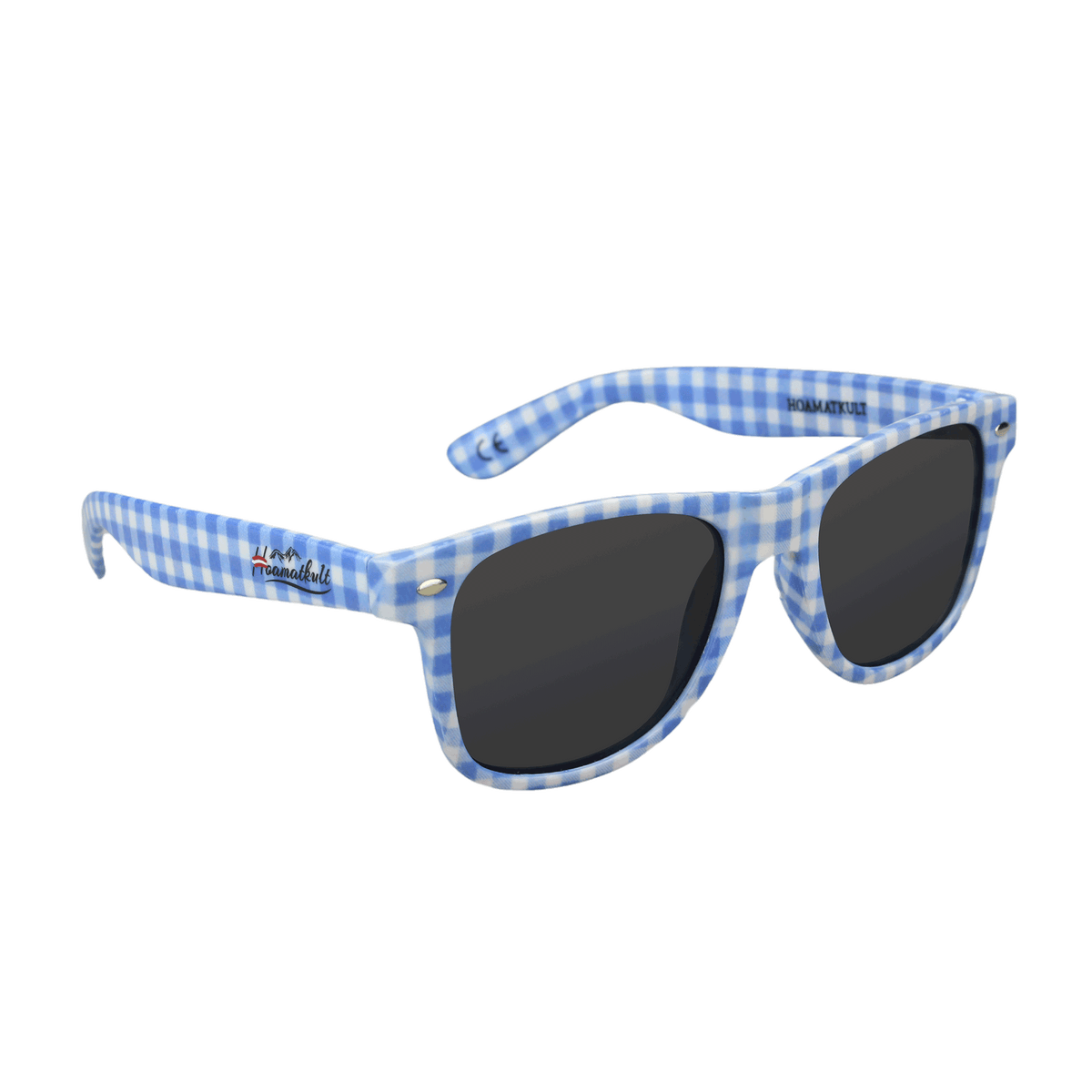 Blaue Trachten Sonnenbrille Hoamatkult #Farbe_Blau