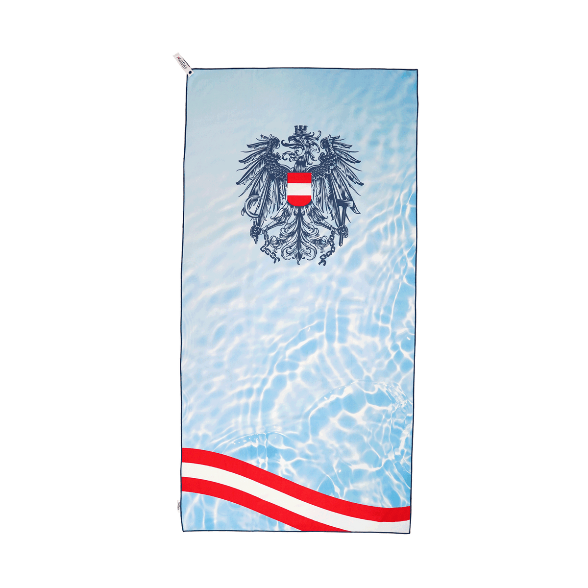 Blaues Österreich Adler Handtuch Pool