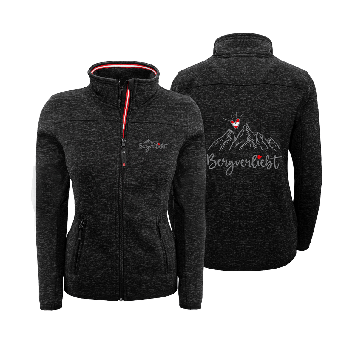 Damen Kultjacke Bergliebe schwarz