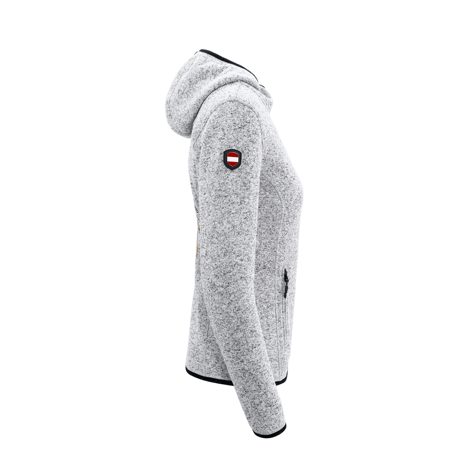 Damen Kultjacke hellgrau seitlich2