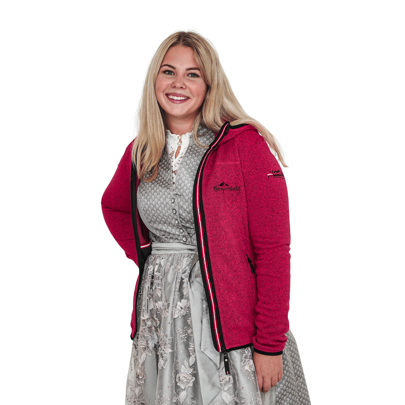 Damen Kultjacke rot Bergliebe