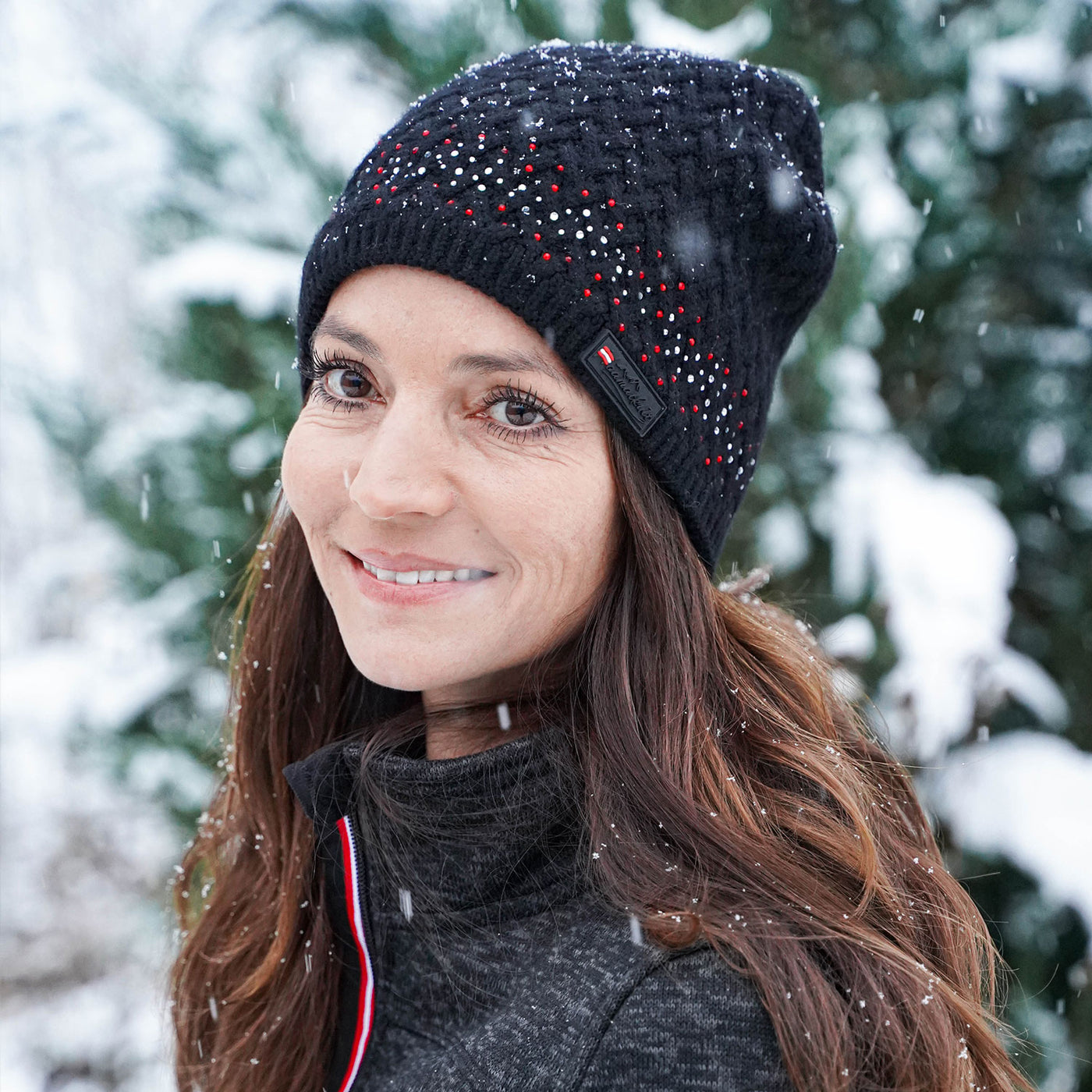 Österreich Kristall Mütze