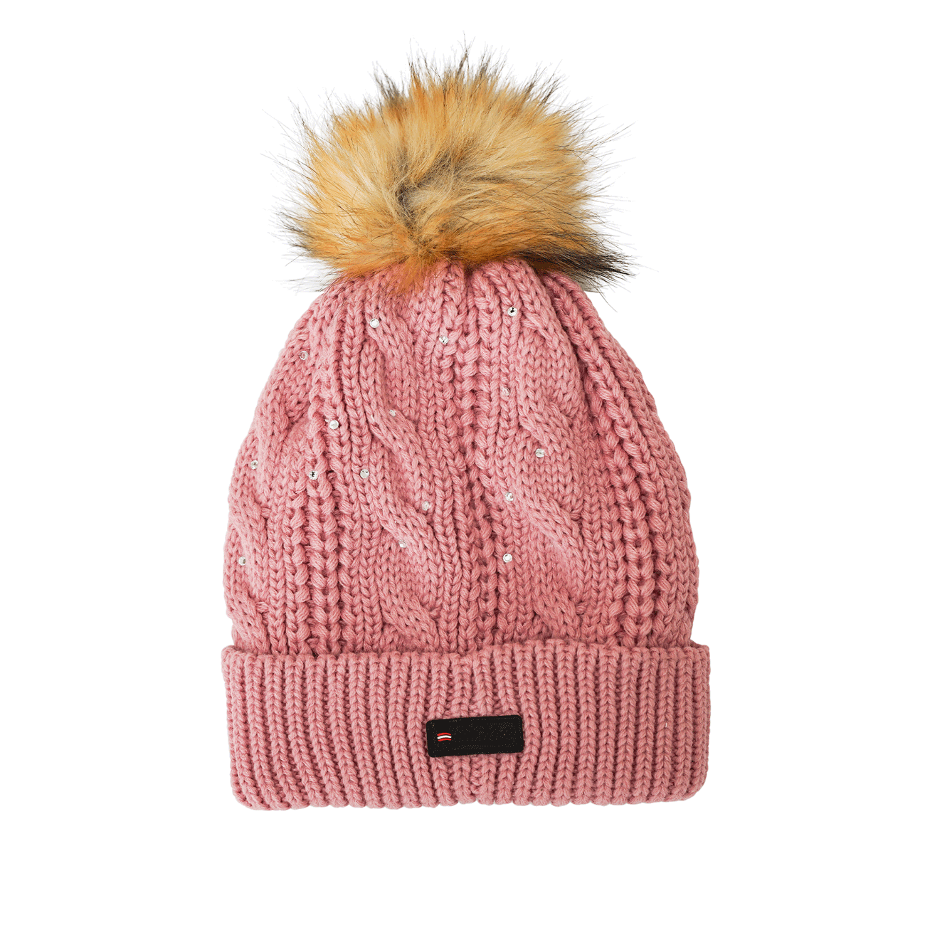 Damen rosa Winter Haube