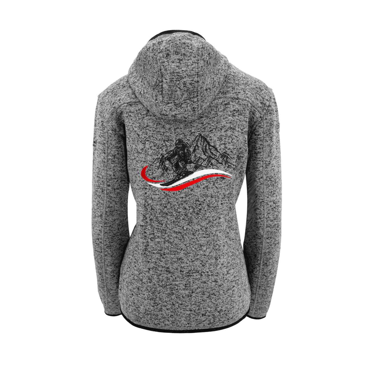 Kultjacke mit Kapuze - Ski rot-weiss-rot