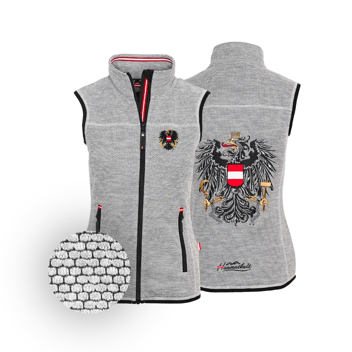 Dobby Fleece Kultgilet hellgrau Damen Österreich #Farbe_Hellgrau