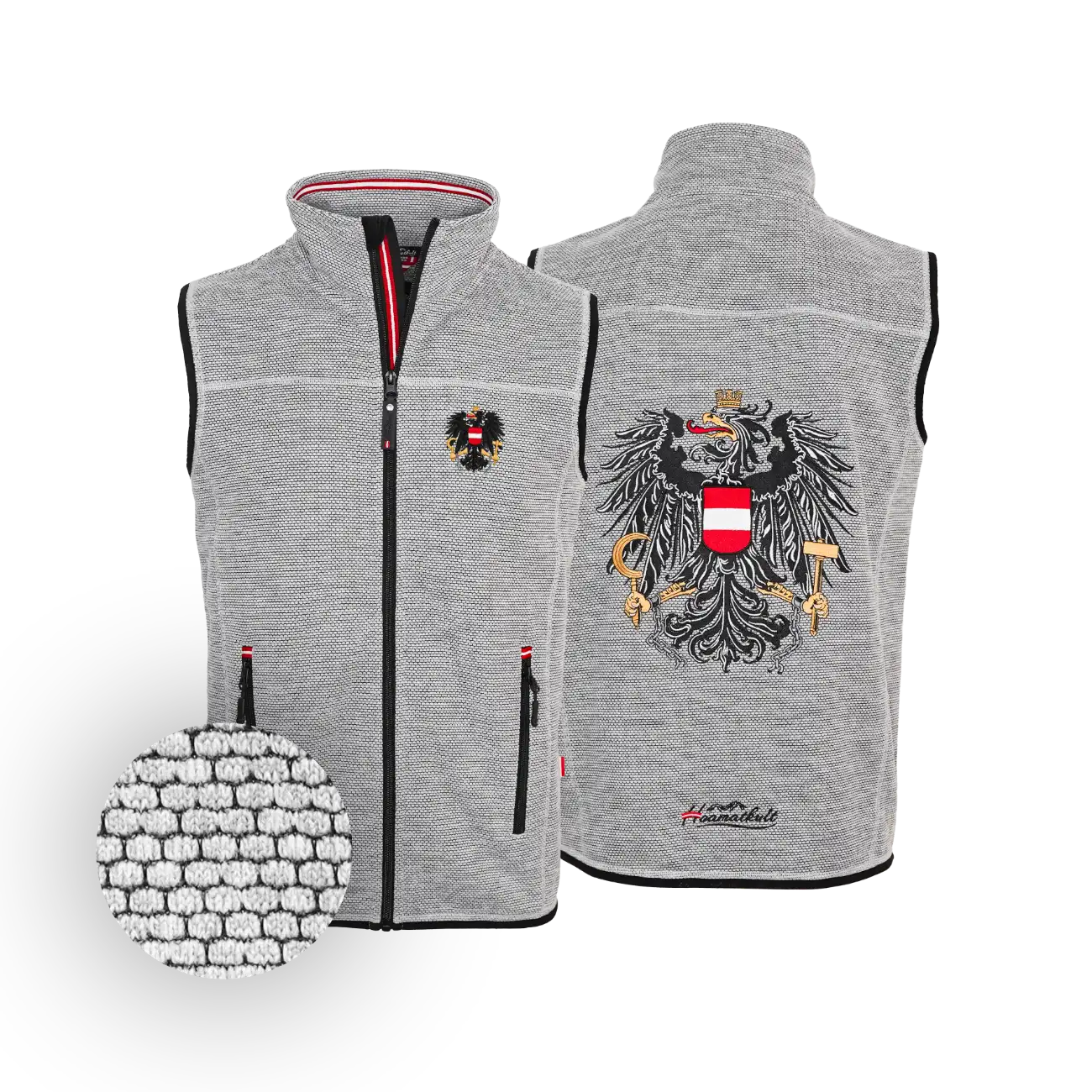 Österreich Adler Kultgilet - Dobby Fleece