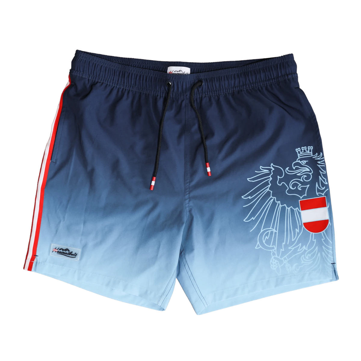 Dunkelblaue Herren Badehose #Farbe_Dunkelblau/Hellblau