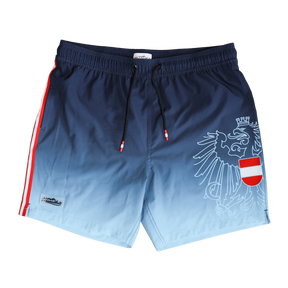 Dunkelblaue Herren Badehose #Farbe_Dunkelblau/Hellblau