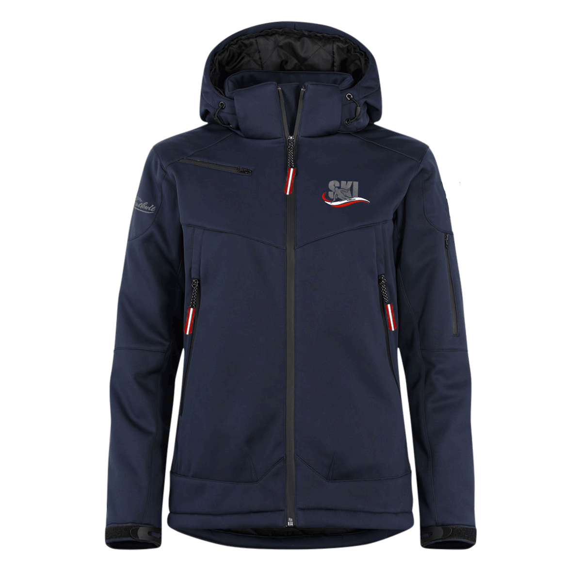 Dunkelblaue Skijacke für Damen Ski Motiv #Farbe_Dunkelblau