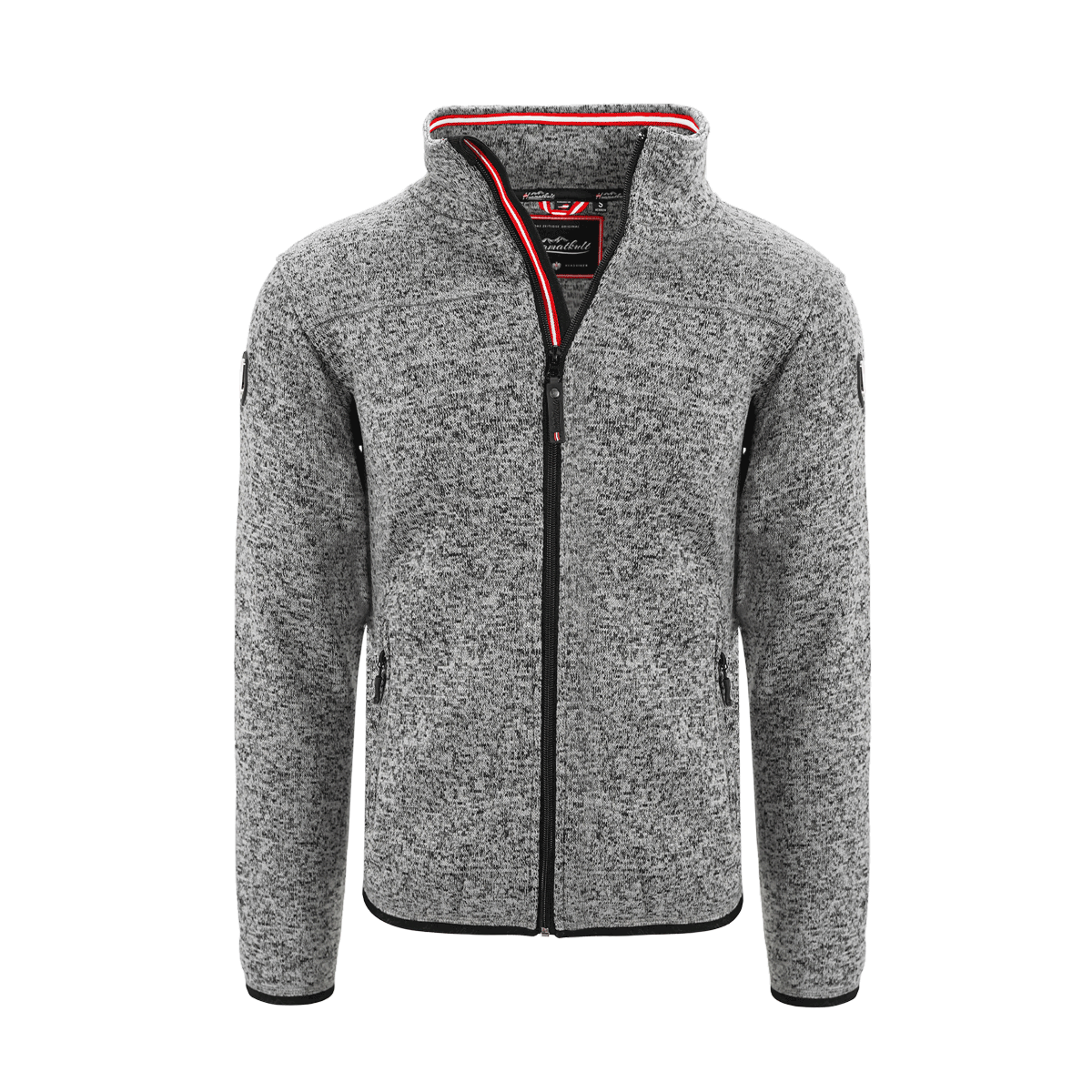 Dunkelgraue Jacke ohne Kapuze Hoamatkult