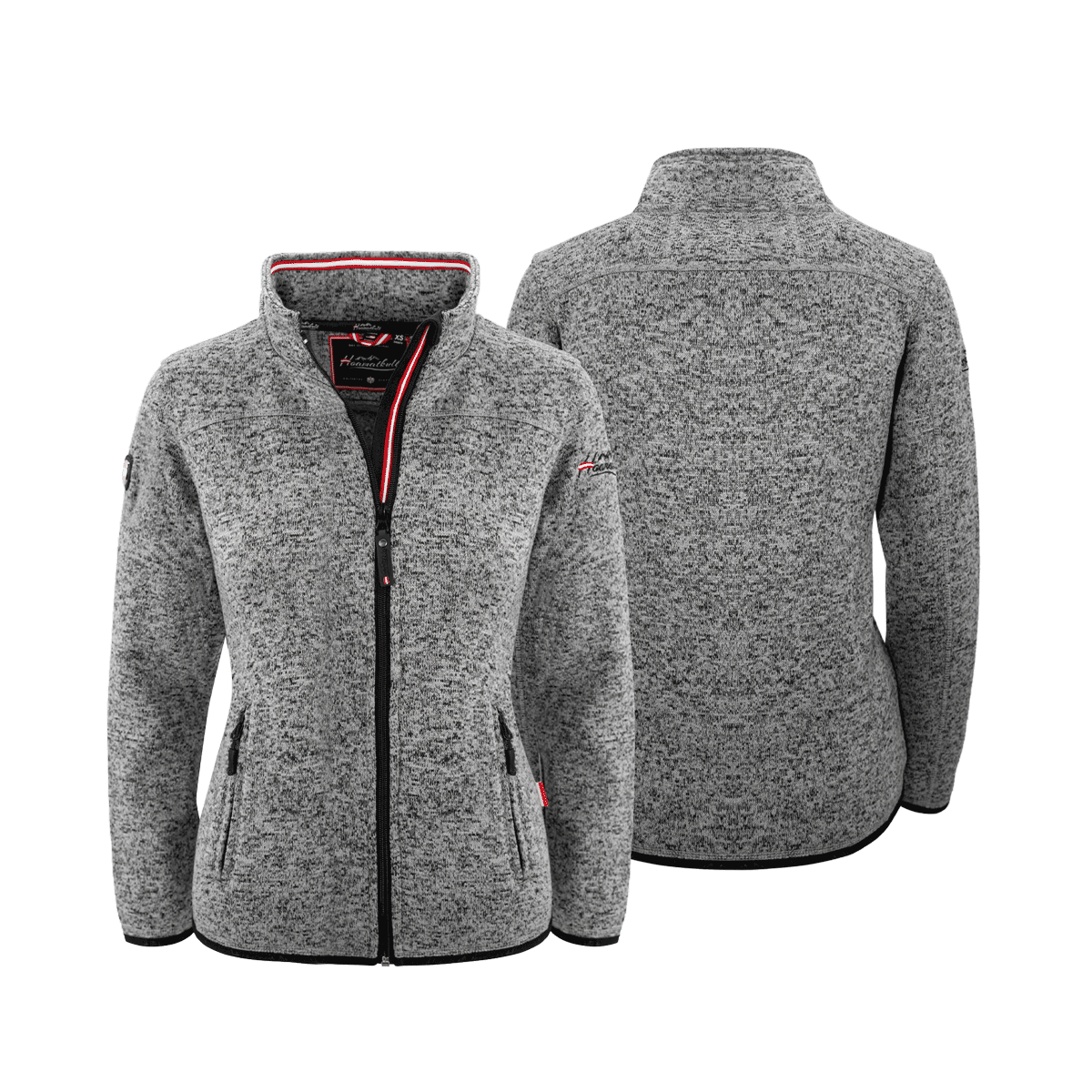 Dunkelgraue Kultjacke für Damen Hoamatkult