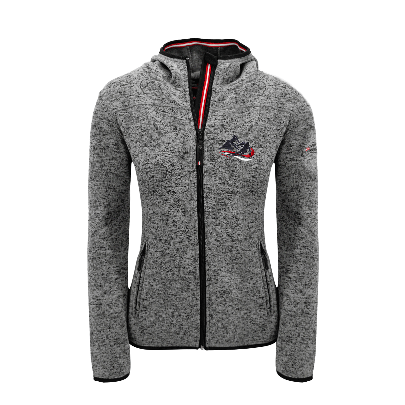 Kultjacke mit Kapuze - Berg/Skifahrer