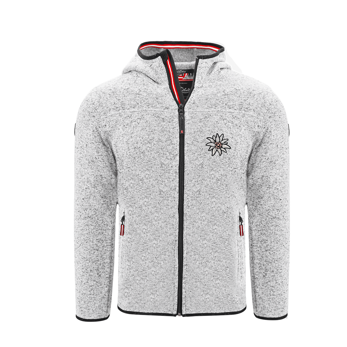 Edelweiss Strickfleece Jacke Kinder