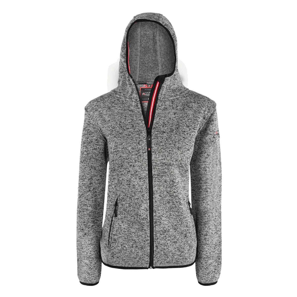 Fleece Weste dunkelgrau für Damen
