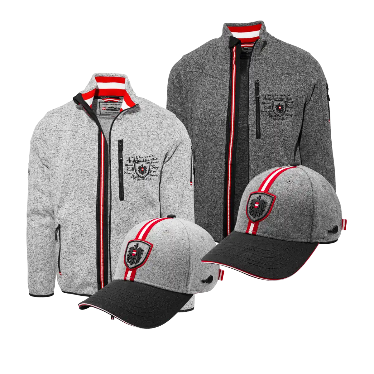 Geschenkpaket Adler Wanderjacke Filzcap