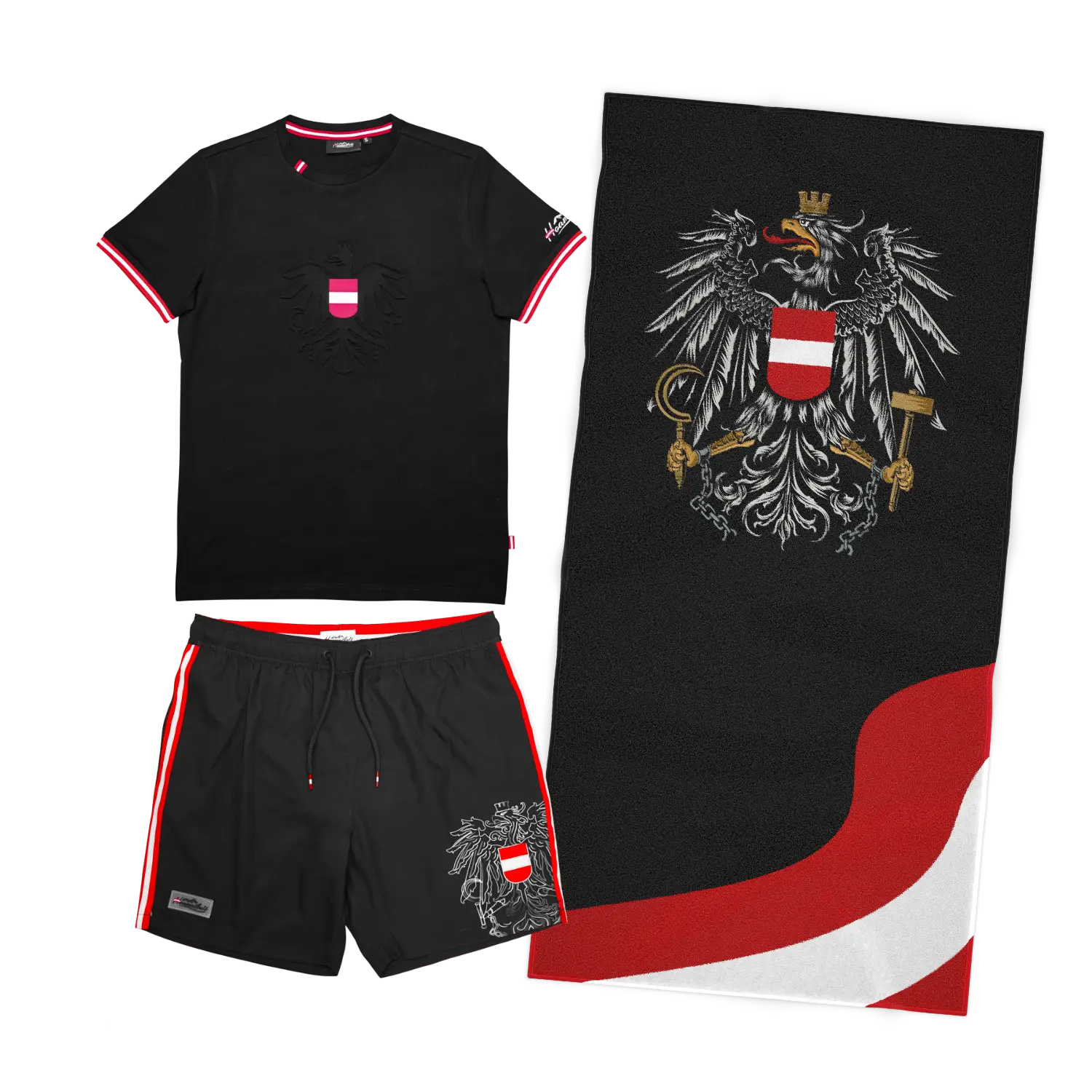 Kombo Deal - Badehose, T-Shirt und Badetuch