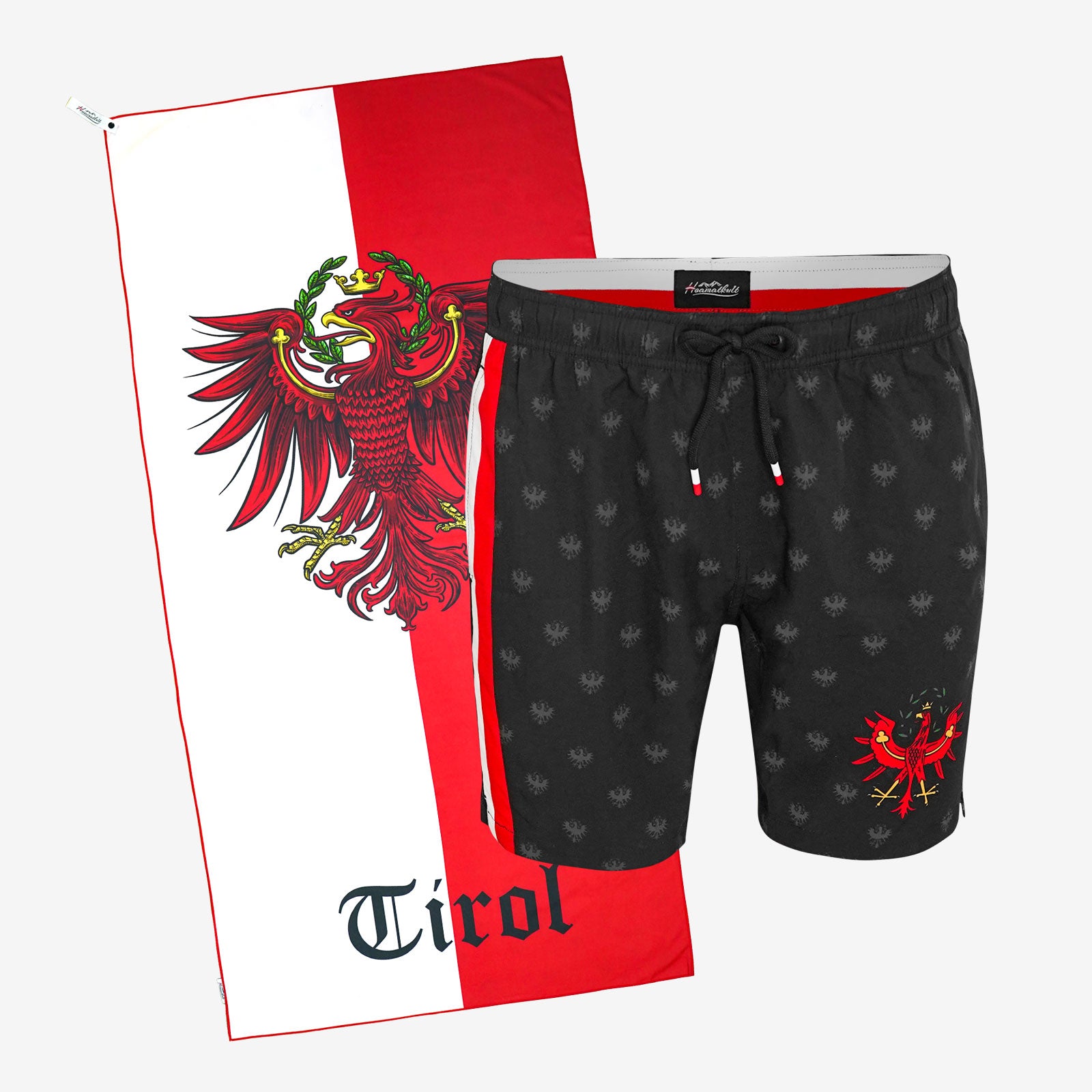 Geschenkpaket Tirol - Badetuch und Badehose