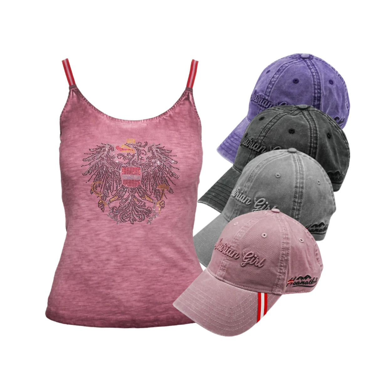 Geschenkpaket Cap Tanktop rosa #Farbe_Rosa