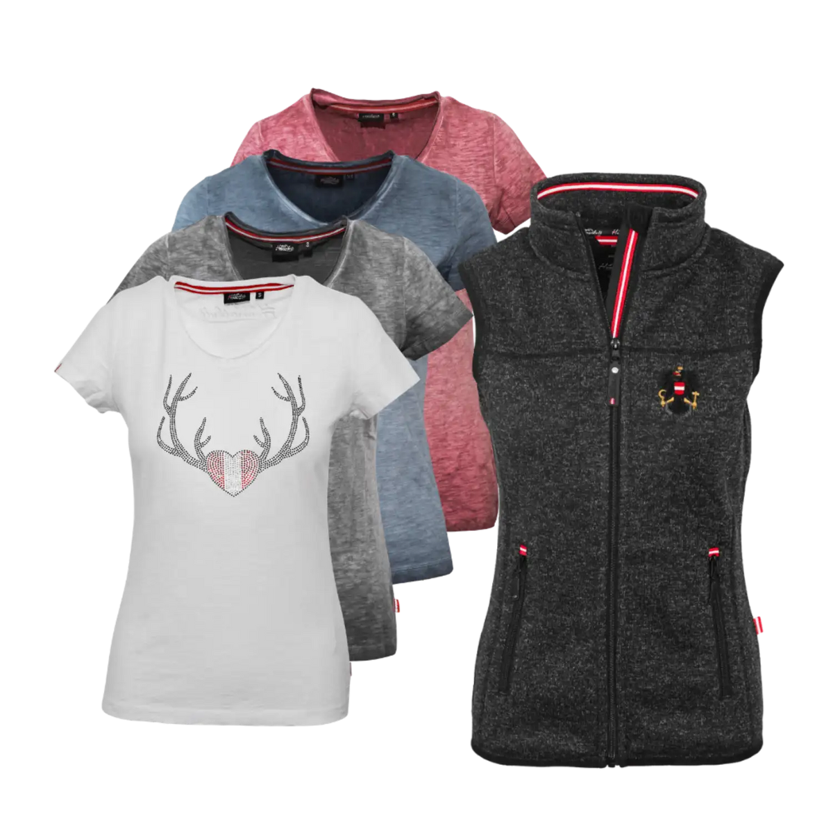 Geschenkpaket Kultgilet schwarz Glitzer Shirt #Farbe_Schwarz