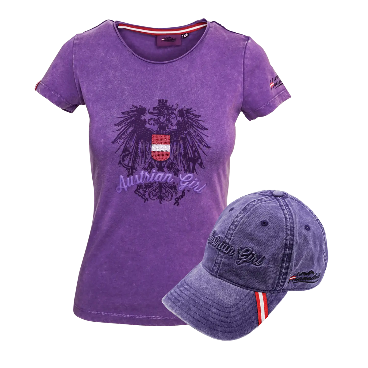 Geschenkpaket lila Shirt Cap #Farbe_Lila