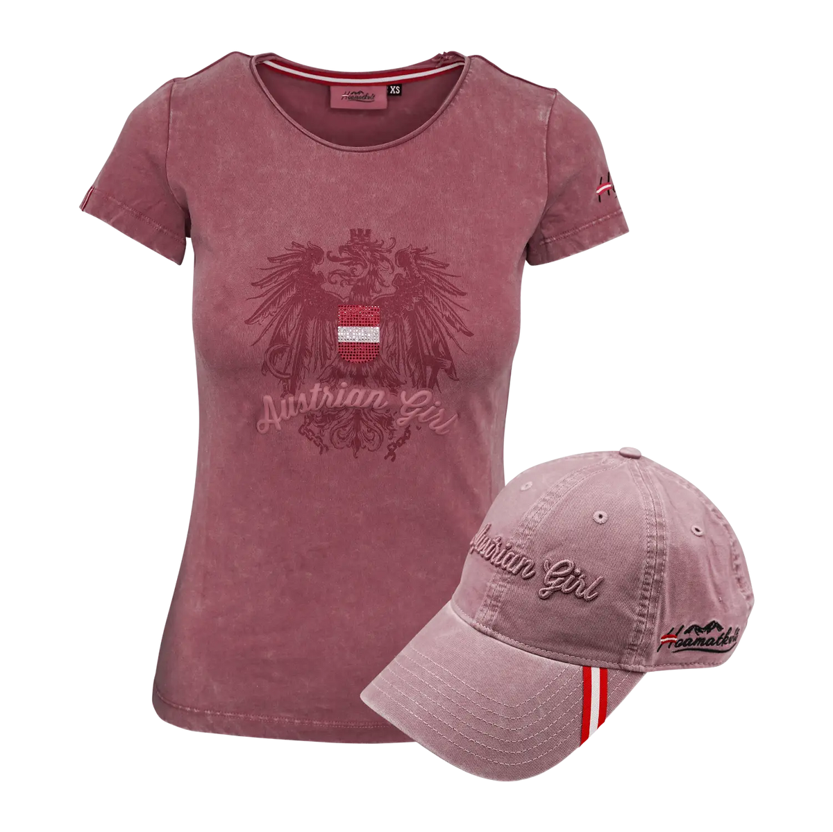 Geschenkpaket rosa Shirt Cap #Farbe_Rosa