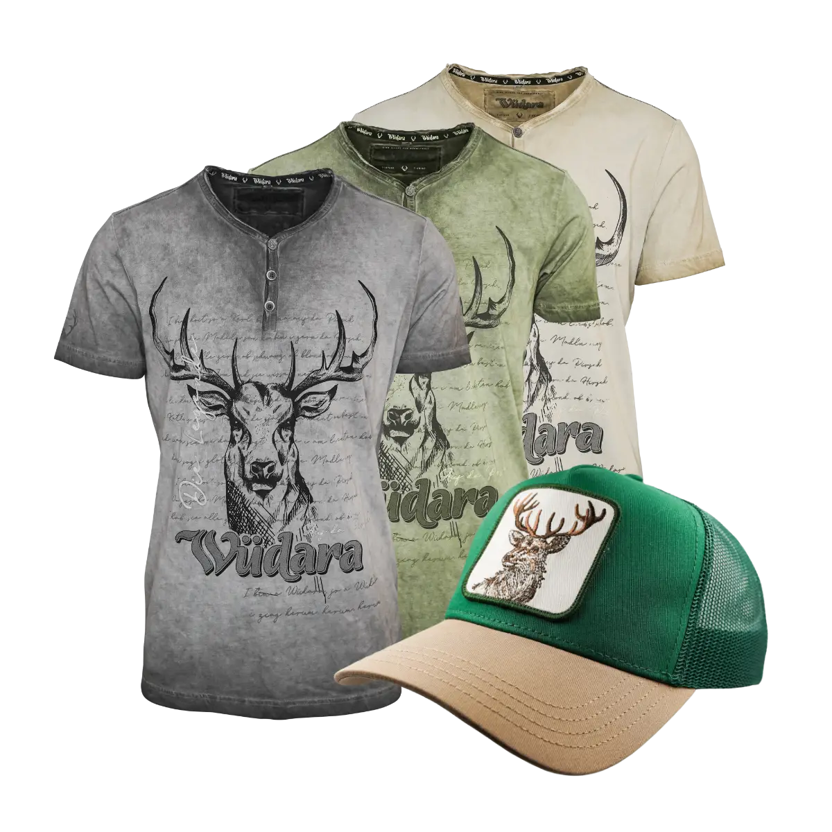 Geschenkpaket Wüdara Shirt und Cap