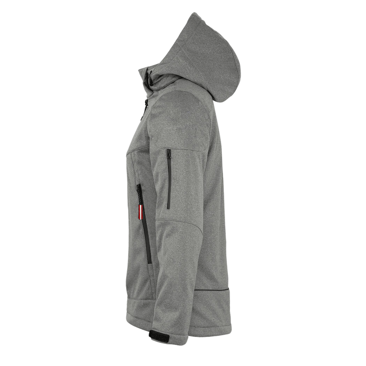 Graue Damen Skijacke seitlich