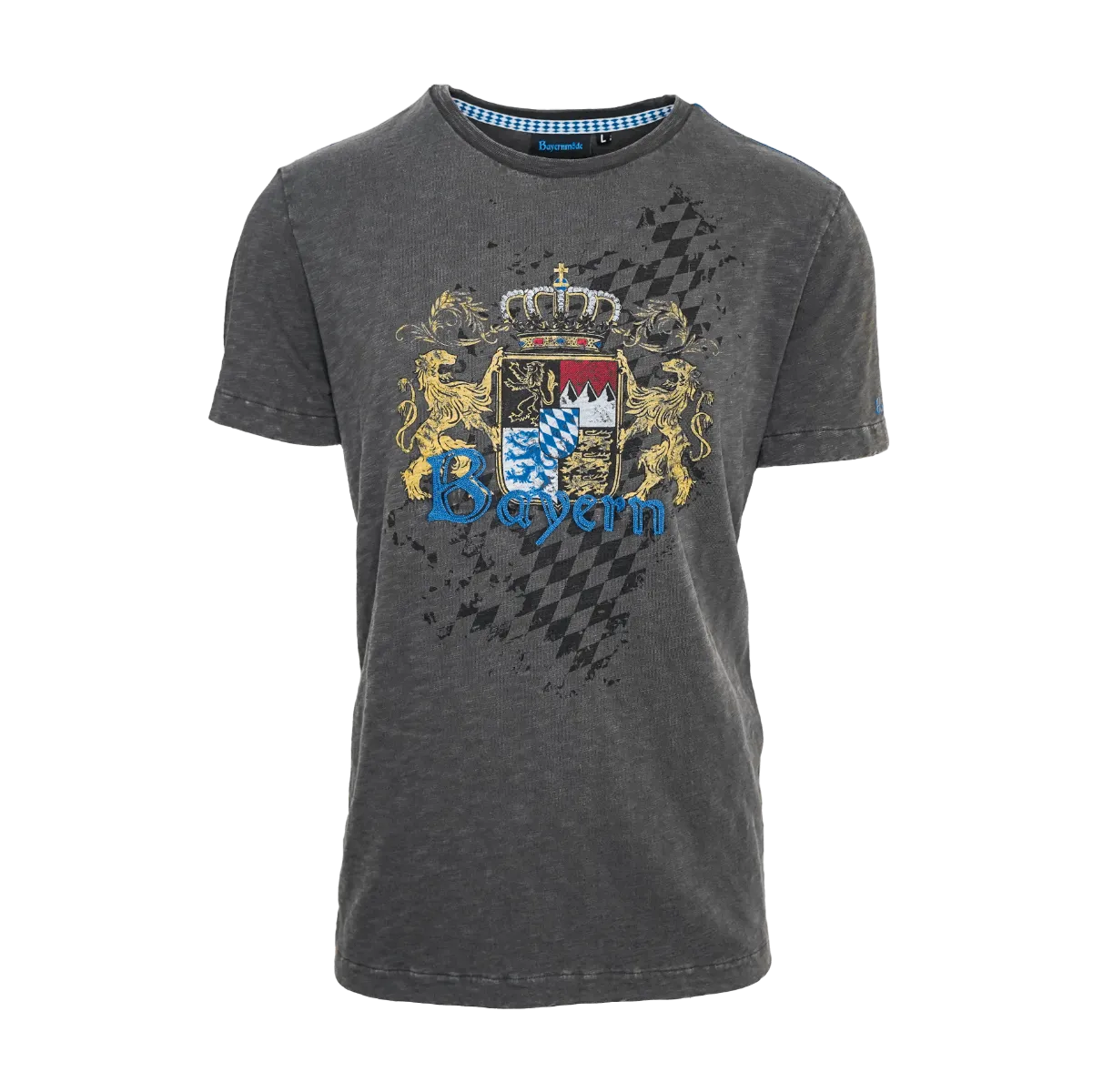 Graues Herren T-Shirt Bayern Motiv