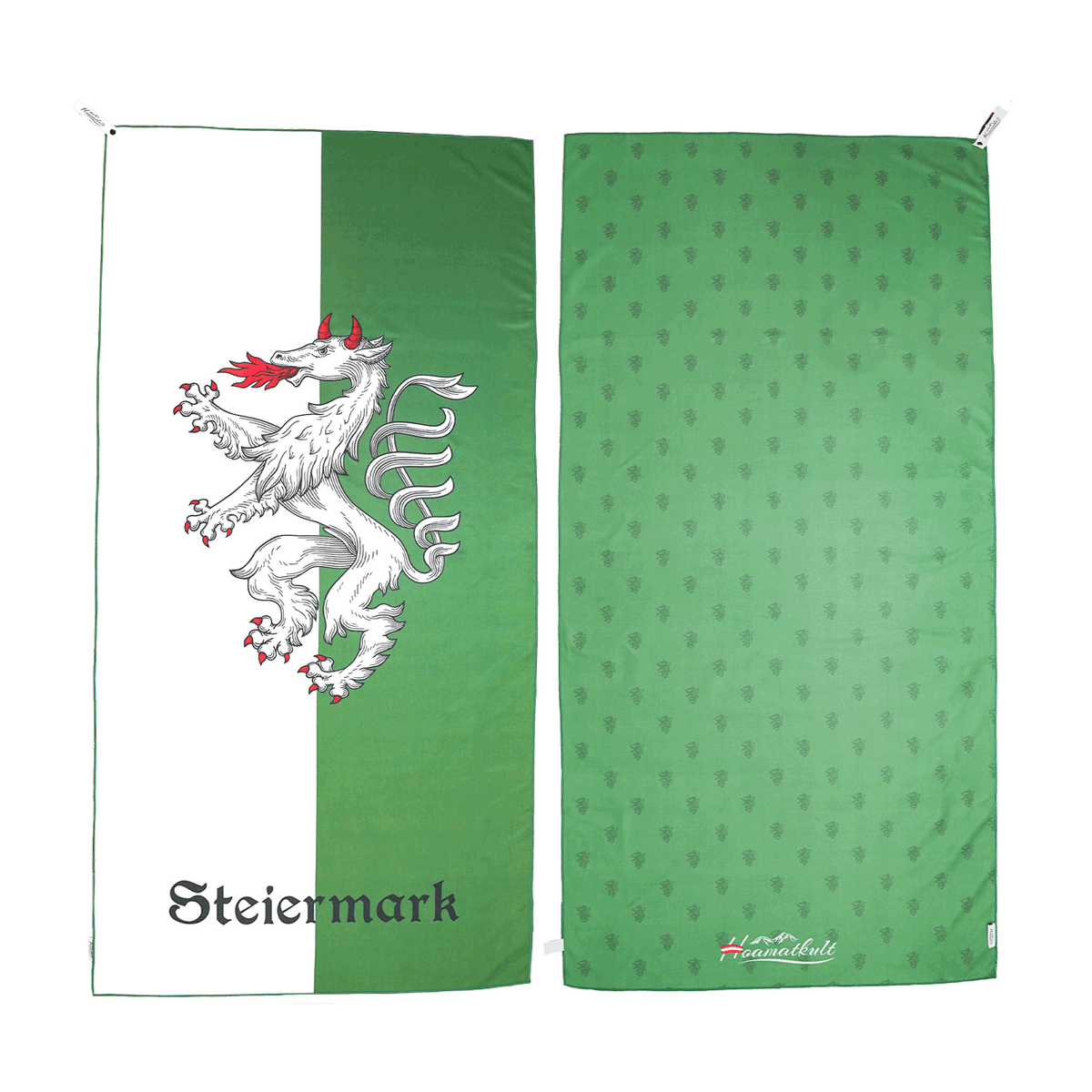 Grünes Handtuch Steirer Panther